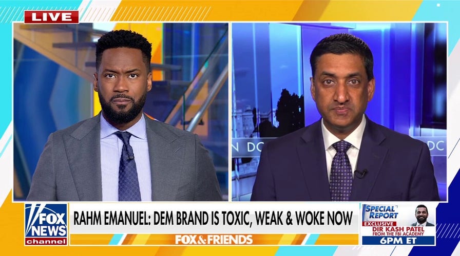 Rep. Ro Khanna hits back at Rahm Emanuel's criticism of Democrats: 'This is the party of FDR'
