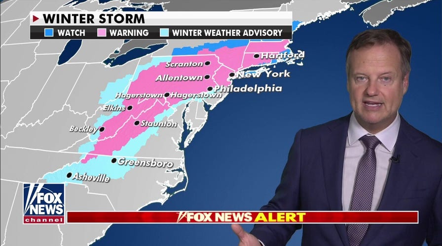 Major winter storm set to slam Northeastern US starting Wednesday