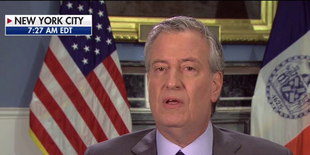 Mayor De Blasio's Concerns About Getting New York City Back To Work ...