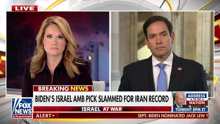 Biden's pick for US ambassador to Israel misled Congress repeatedly: Sen. Marco Rubio