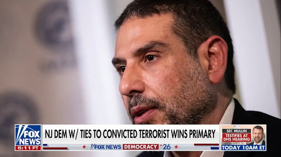 New Jersey Democrat with ties to convicted terrorist wins primary