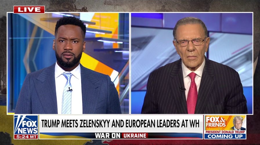Gen. Jack Keane breaks down White House meeting with European leaders