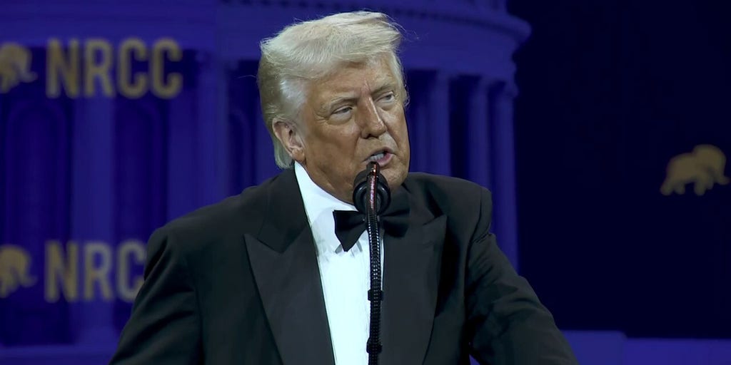 Trump lambasts 'watermelon-head' Sen. Schiff during NRCC gala