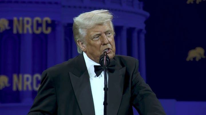 Trump lambasts 'watermelon-head' Sen. Schiff during NRCC gala