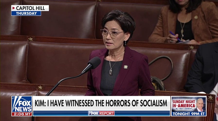 Rep. Young Kim speaks connected  the dangers of socialism arsenic  ‘socialist ideas summation   traction’