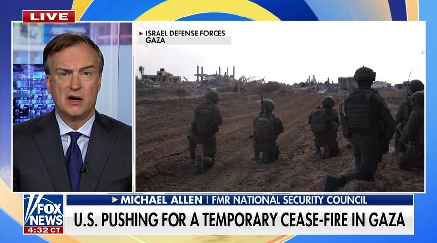 Biden is 'shooting Israel in the back' by pushing for a temporary cease-fire in Gaza: Michael Allen
