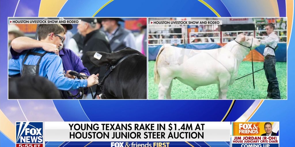 Texas teens rake in combined $1.4 million at Houston steer auction