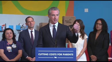 Newsom announces Baby2Baby partnership to provide free diapers to California families