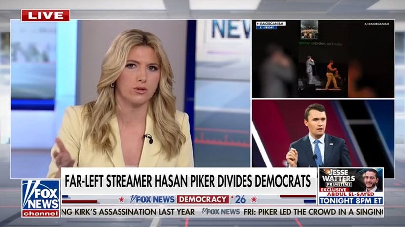 Hasan Piker faces backlash after singing song mocking Charlie Kirk