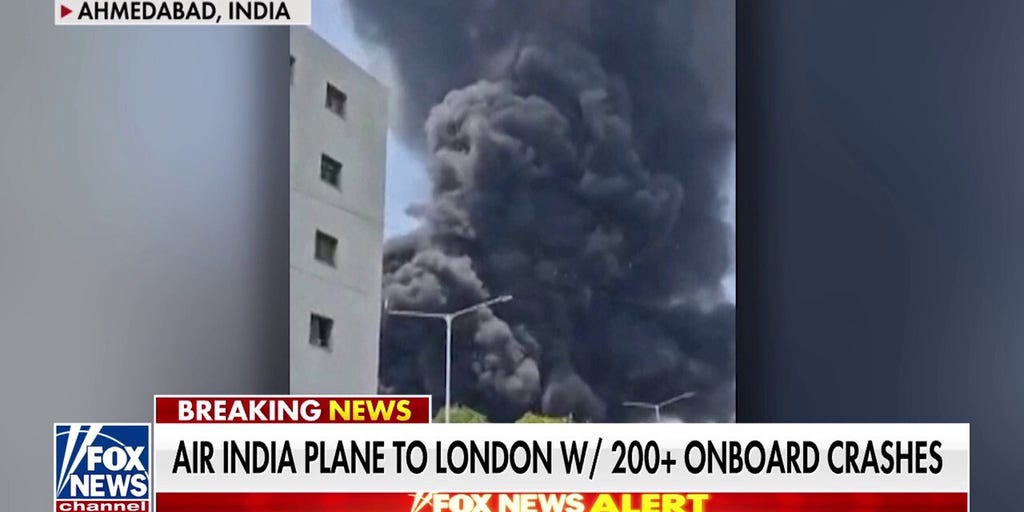 Air India plane crashes after takeoff with more than 200 people on board
