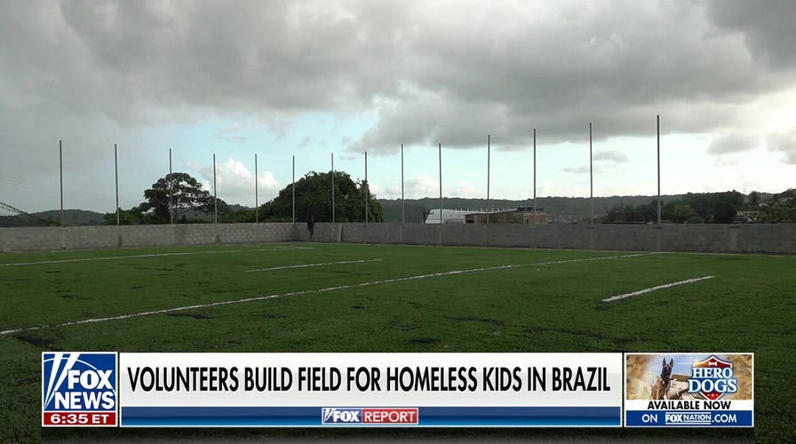 Fox News' Jon Scott highlights volunteers who help build soccer field for homeless Brazilian children