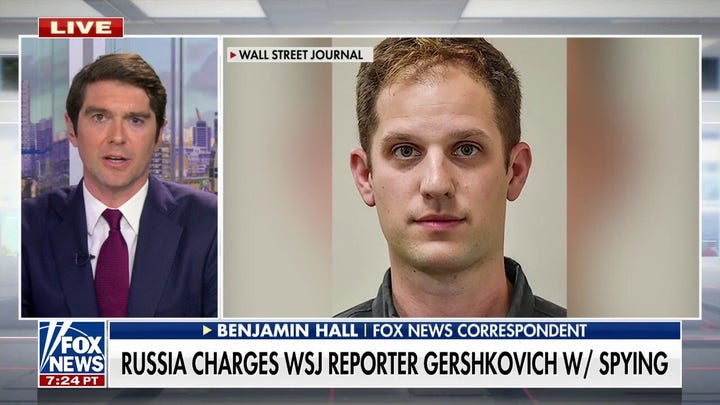 Russia charges WSJ reporter Evan Gershkovich with spying