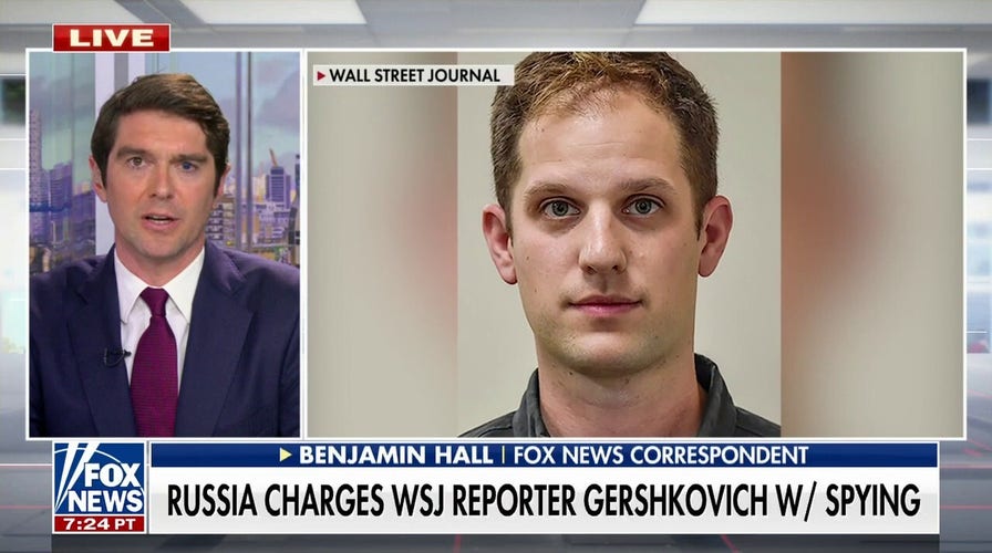 Russia charges WSJ reporter Evan Gershkovich with spying