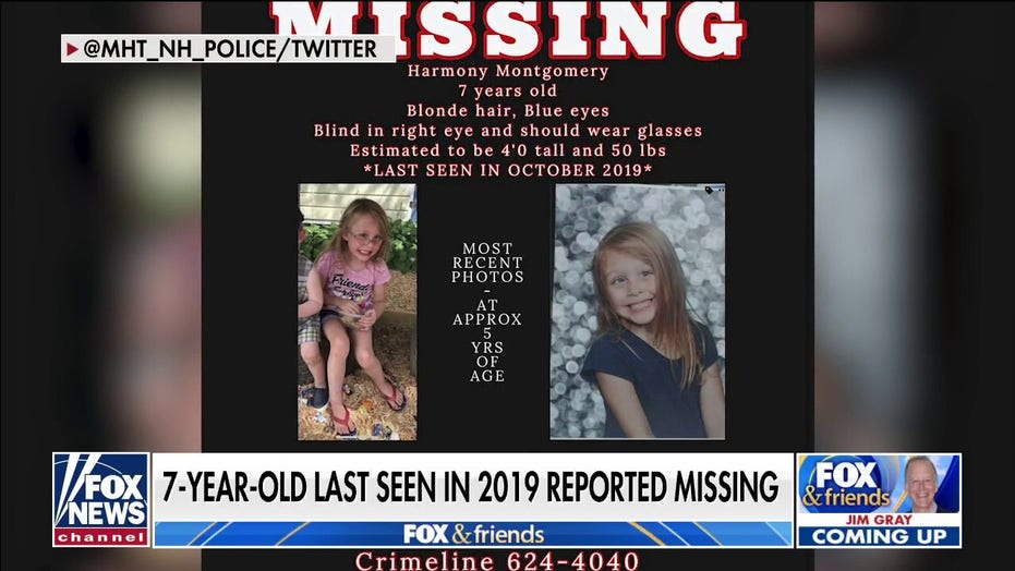 Missing 7-year-old Harmony Montgomery's parents had 'custody issues' prior to disappearance, Grace learns