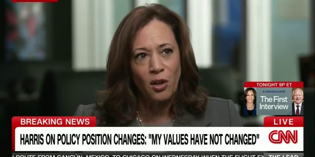 Harris speaks on policy in first sit-down interview since becoming nominee