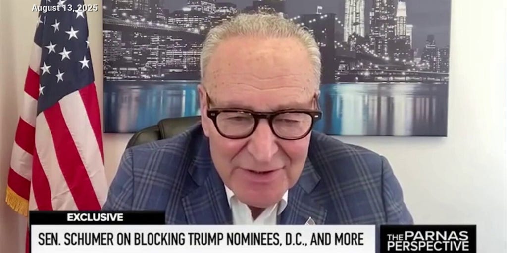 Schumer feels 'perfectly safe' walking around DC, says GOP 'full of it' on crime concerns
