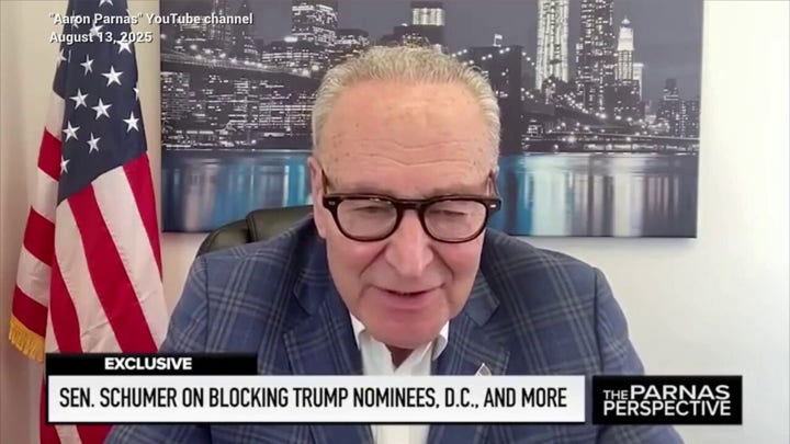 Schumer feels 'perfectly safe' walking around DC, says GOP 'full of it' on crime concerns