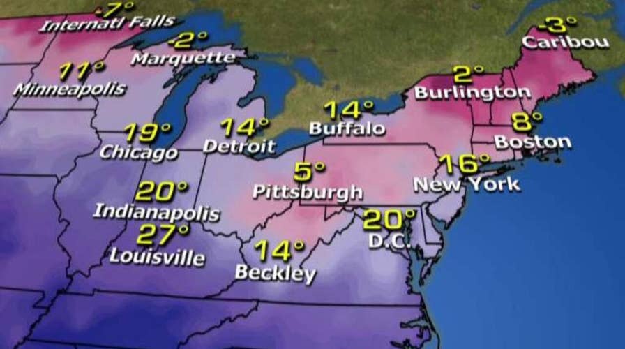 National forecast for Friday, February 12