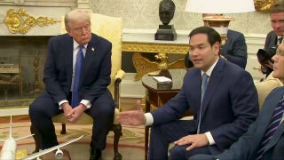 President Donald Trump and Secretary of State Marco Rubio speak about peace talks between Ukraine and Russia