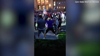 Massive brawl eurpts at Idaho vigil after man yells 'F--- Charlie Kirk'