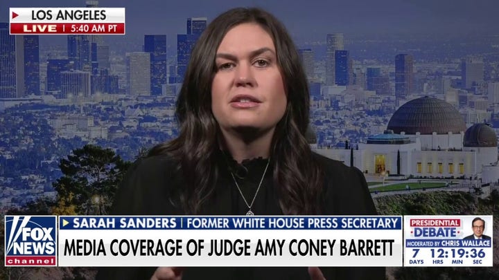 Dems' 'disgraceful' attacks on Amy Coney Barrett show what they think about women, Christians: Sarah Sanders