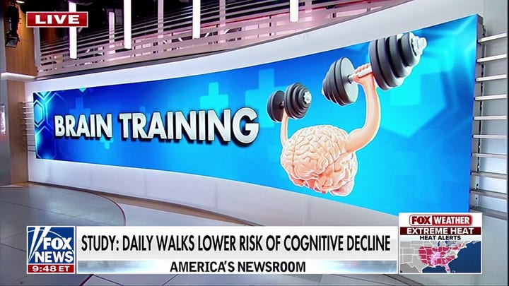 Study shows daily walks lower risk of cognitive decline 