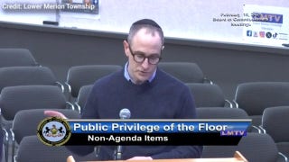 Jeff and Rachel Lobman speak to the Lower Merion County Board of Commissioners about their concerns regarding free speech - Fox News