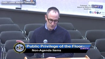 Jeff and Rachel Lobman speak to the Lower Merion County Board of Commissioners about their concerns regarding free speech
