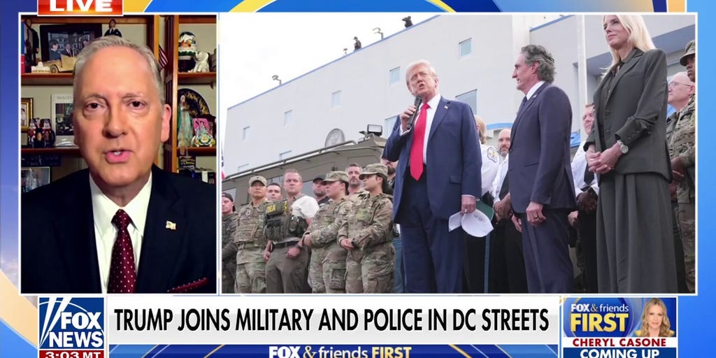 Trump's DC ride-along offered 'morale boost' to military, first responders: Former national guardsman