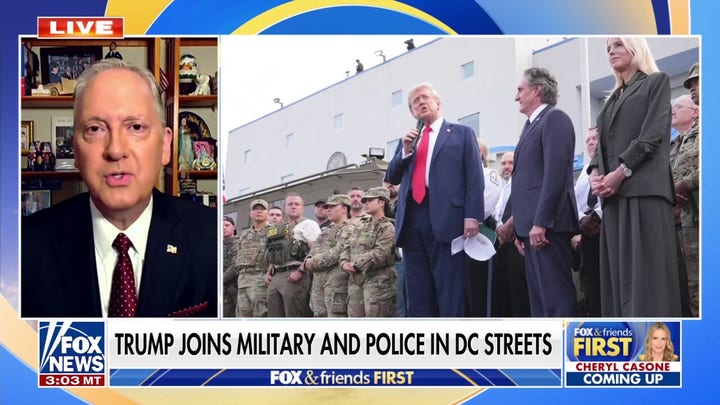 Trump's DC ride-along offered 'morale boost' to military, first responders: Former national guardsman