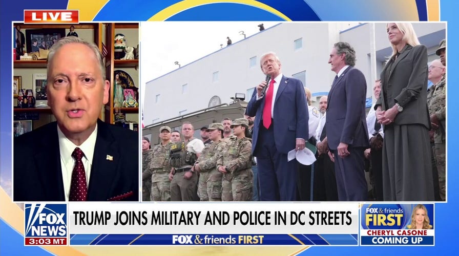 Trump's DC ride-along offered 'morale boost' to military, first responders: Former national guardsman
