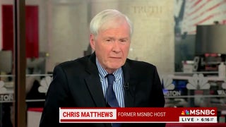 Former MSNBC host Chris Matthews calls Obama's Iran nuclear deal a 'joke'