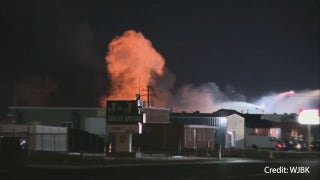 Michigan industrial fire sparks hundreds of explosions, sending debris flying - Fox News