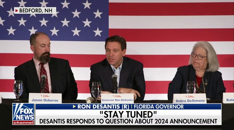 'The Five': DeSantis responds to question about 2024 announcement