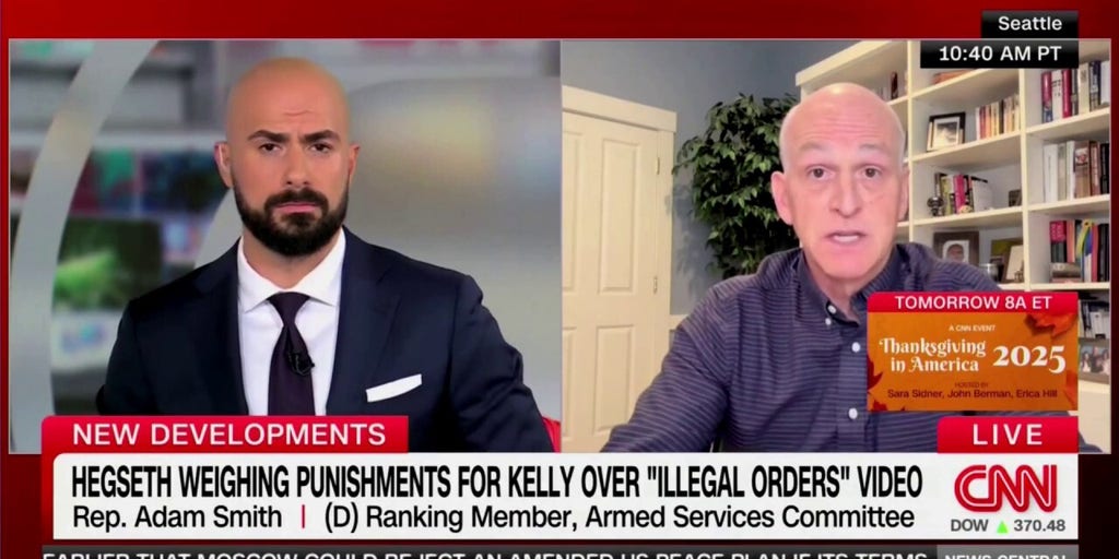 Democratic Rep. Adam Smith says Trump has issued illegal military orders