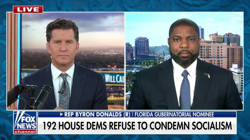 Rep Byron Donalds: Democrats can’t condemn socialism