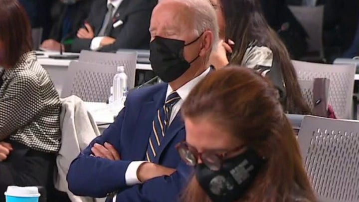 'The Five' react to Biden appearing to fall asleep at UN climate change conference