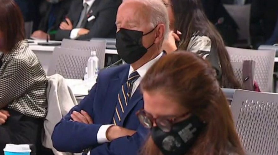 'The Five' react to Biden appearing to fall asleep at UN climate change conference