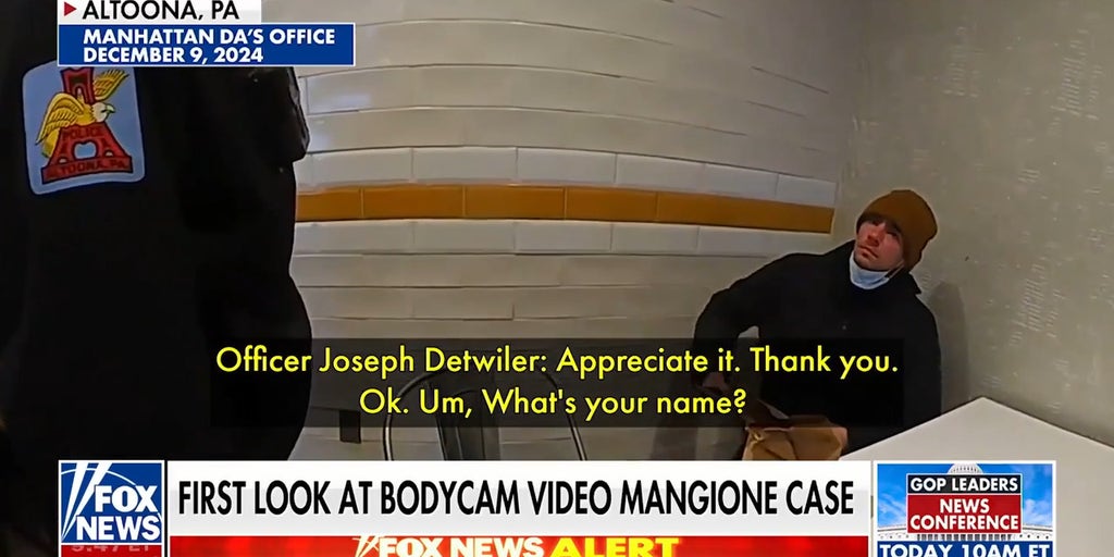 New bodycam footage from Luigi Mangione case released