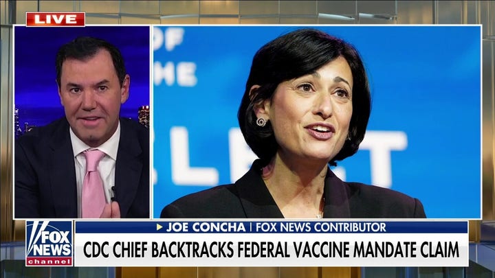 Concha on CDC Director Walensky being the 'wrong COVID-19 messenger'