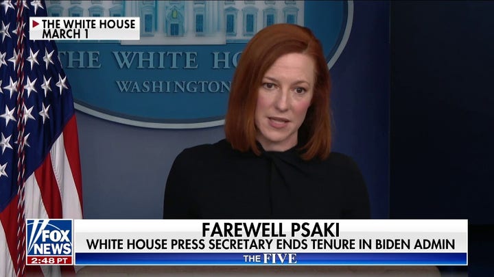 ‘The Five’ talks Psaki’s last day as Biden’s press secretary