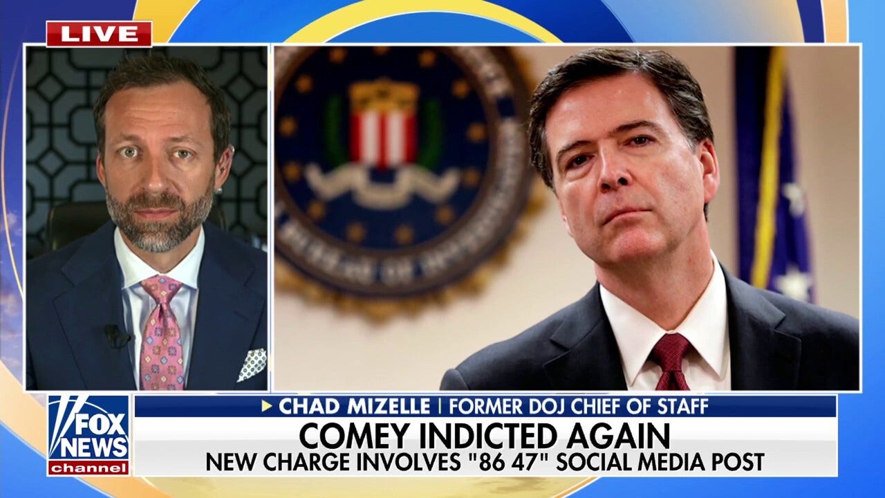 Comey indicted for allegedly threatening Trump's life in social media post