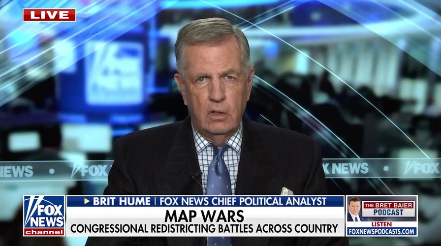 ‘Map wars’: Brit Hume says redistricting battle is ‘as bitter’ as he’s ever seen it