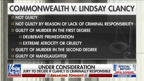 Jury asks to see prescription bottles, knife during Lindsay Clancy trial deliberations