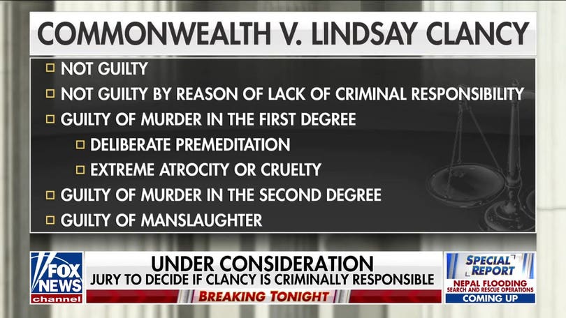 Jury asks to see prescription bottles, knife during Lindsay Clancy trial deliberations