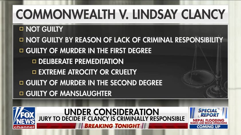 Jury asks to see prescription bottles, knife during Lindsay Clancy trial deliberations