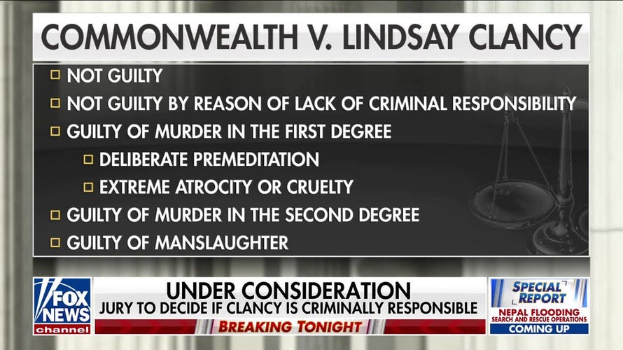 Jury asks to see prescription bottles, knife during Lindsay Clancy trial deliberations