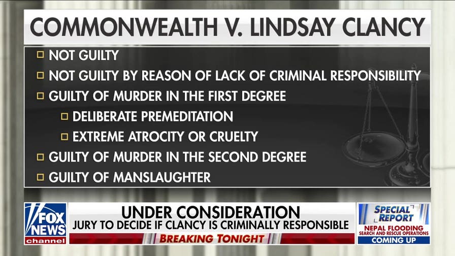 Jury asks to see prescription bottles, knife during Lindsay Clancy trial deliberations