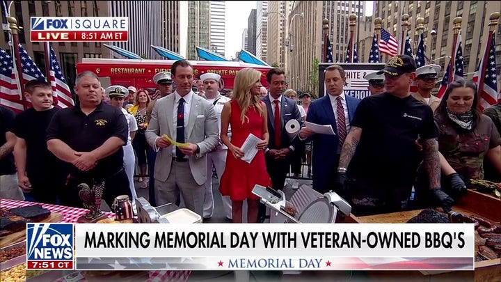 Marking Memorial Day with veteran-owned BBQ's