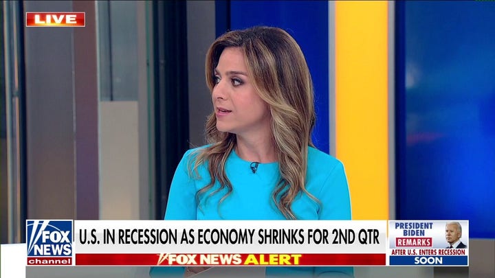 DeAngelis slams Biden as GDP report indicates recession: You cannot change where we are right now